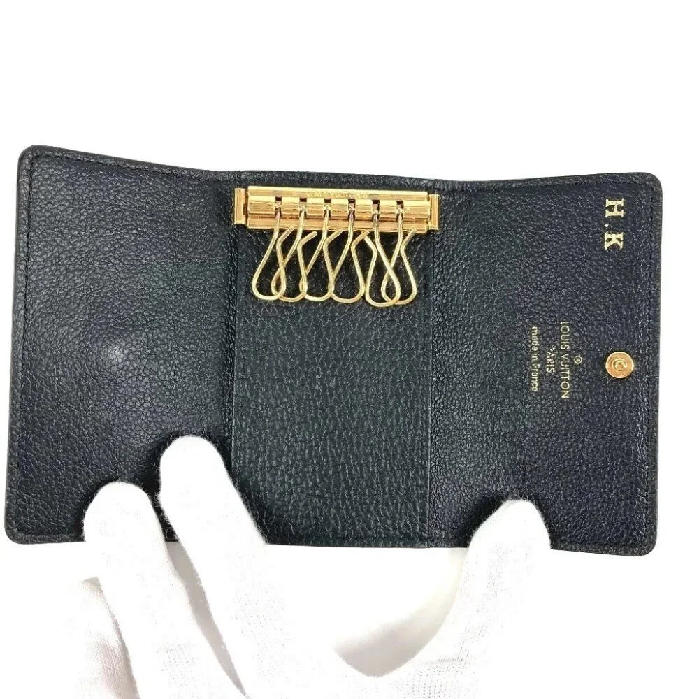 LOUIS VUITTON M64421 MonogramEmpreinte Multicles 6 6P Key Case Black